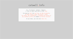 Desktop Screenshot of catwell.info